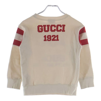Gucci Graphic Printed Sweatshirt Double Sided Print Crew Neck Long Sleeve Ivory — view 2
