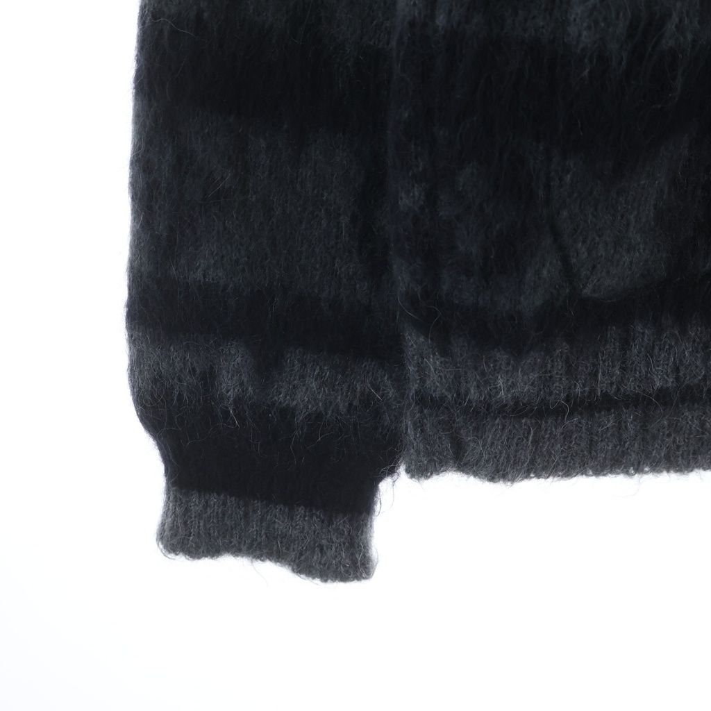 Louis Vuitton Ne5 Monogram Mohair Cardigan Black — view 5
