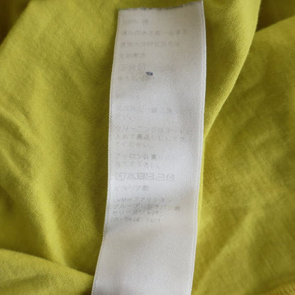 Celine Loose Cotton Logo Tee Short Sleeve T-Shirt Yellow — view 8