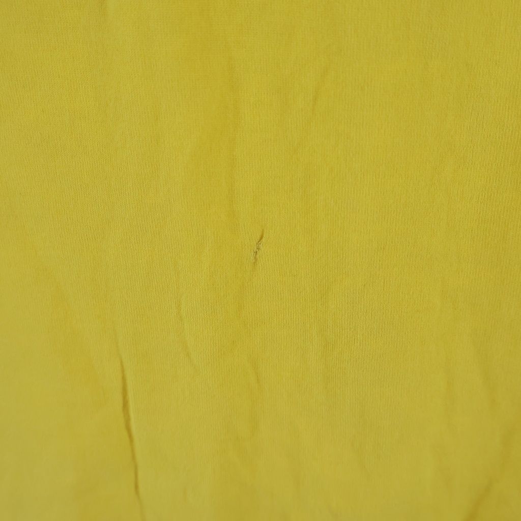Celine Loose Cotton Logo Tee Short Sleeve T-Shirt Yellow — view 3