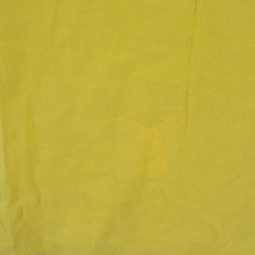 Celine Loose Cotton Logo Tee Short Sleeve T-Shirt Yellow — view 4