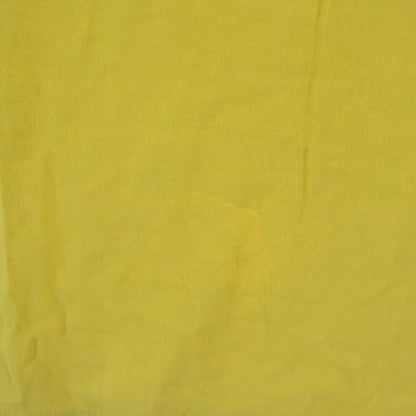 Celine Loose Cotton Logo Tee Short Sleeve T-Shirt Yellow — view 4