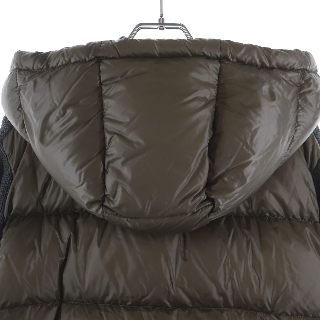 Moncler Maglione Tricot Cardigann Khaki Gray Cardigan — view 4