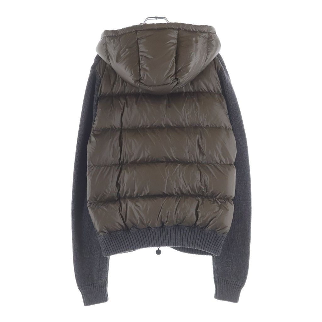 Moncler Maglione Tricot Cardigann Khaki Gray Cardigan — view 2