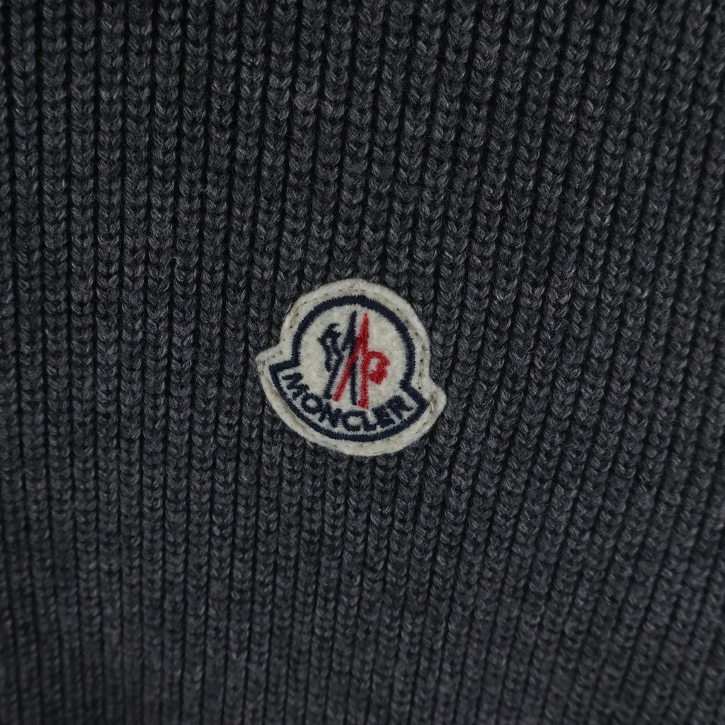 Moncler Maglione Tricot Cardigann Khaki Gray Cardigan — view 5
