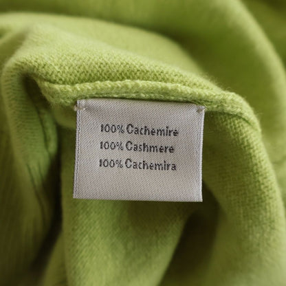 Hermes V-neck Knit Green Cashmere Sweater — view 8