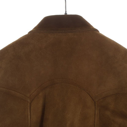 Saint Laurent Paris Bomber Jacket Eddie Era Suede Brown — view 4