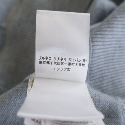 Brunello Cucinelli Knit Gray Cashmere 48 Sweater — view 8