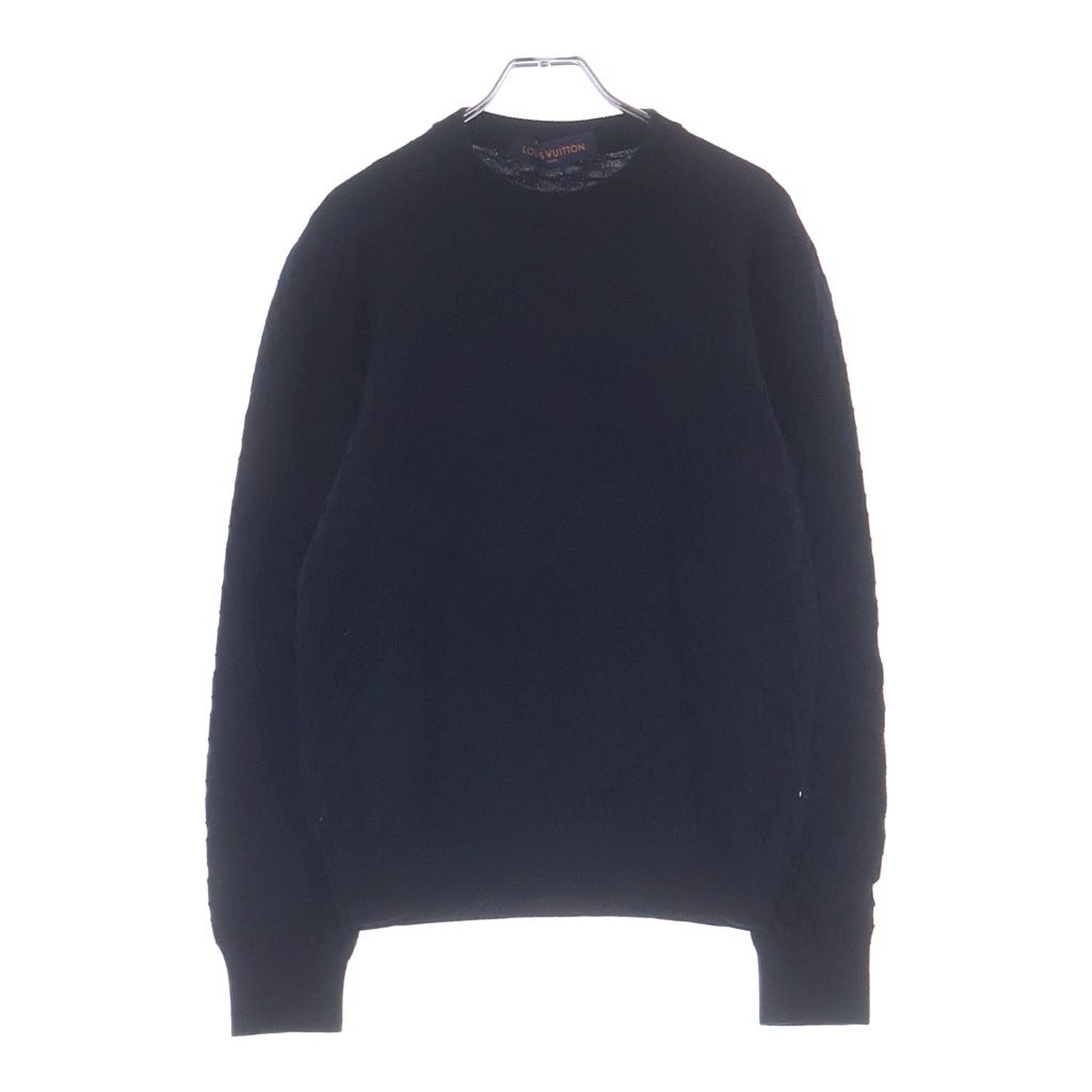 Louis Vuitton Vor Damier Crew Neck Sweater Navy