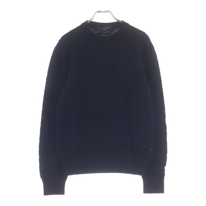 Louis Vuitton Vor Damier Crew Neck Sweater Navy