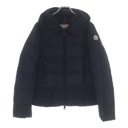 Moncler Nesea Wool Cut Replacement Down Jacket Black