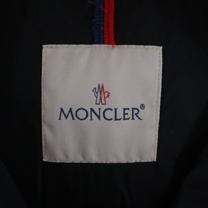 Moncler Nesea Wool Cut Replacement Down Jacket Black — view 7