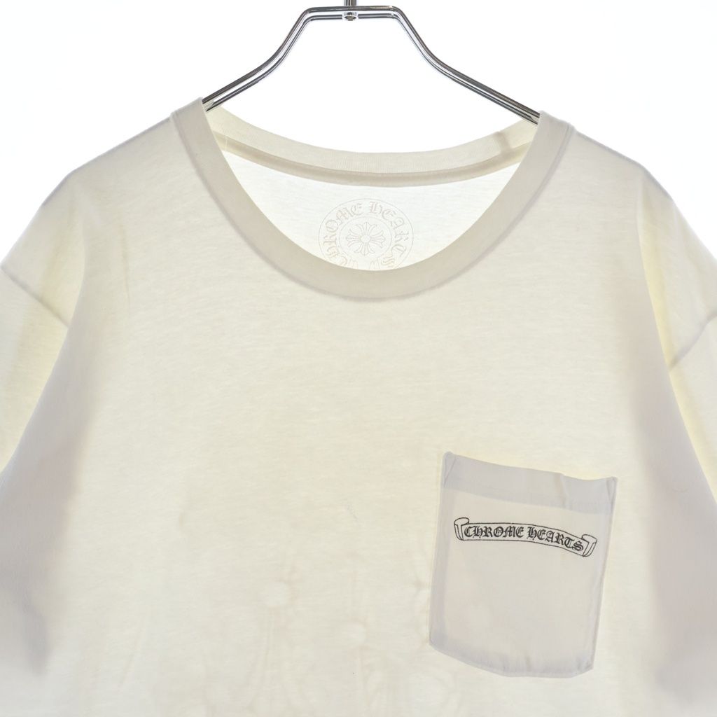 Chrome Hearts Back Cemetery Print Short Sleeve Pocket T-Shirt — view 3