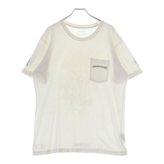 Chrome Hearts Back Cemetery Print Short Sleeve Pocket T-Shirt