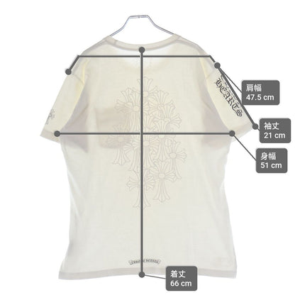 Chrome Hearts Back Cemetery Print Short Sleeve Pocket T-Shirt — view 9