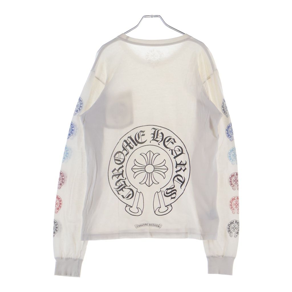 Chrome Hearts Multi Color Horseshoe T-Shirt Multicolor Crew Neck Long