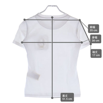 Hermes Kanoe Print Short Sleeve T-Shirt White — view 9