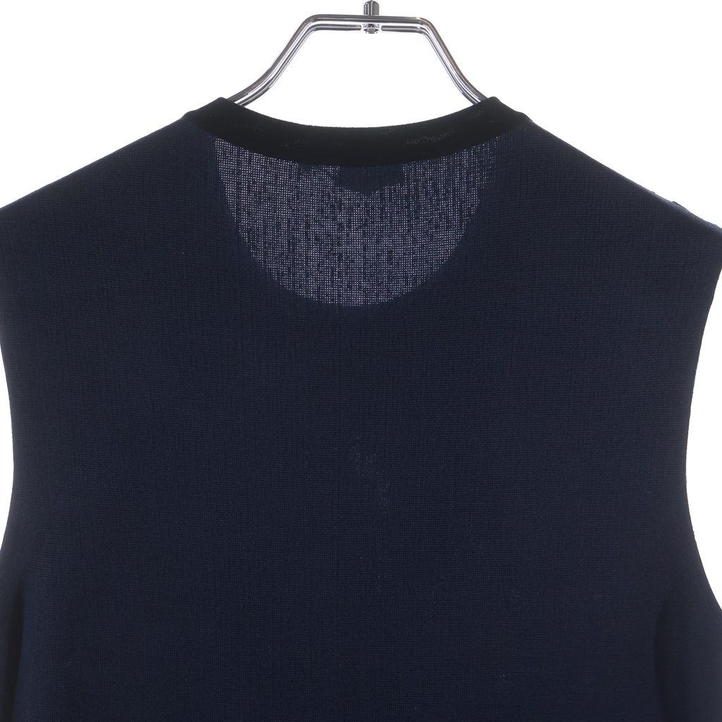 Louis Vuitton Monogram Sleeveless Dress Navy Onj — view 4