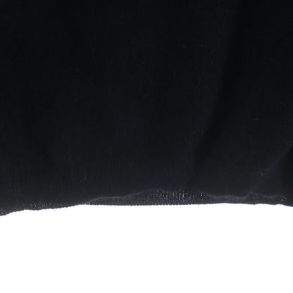 Celine Cashmere Crew Neck Long Sleeve Knit Sweater Black — view 6