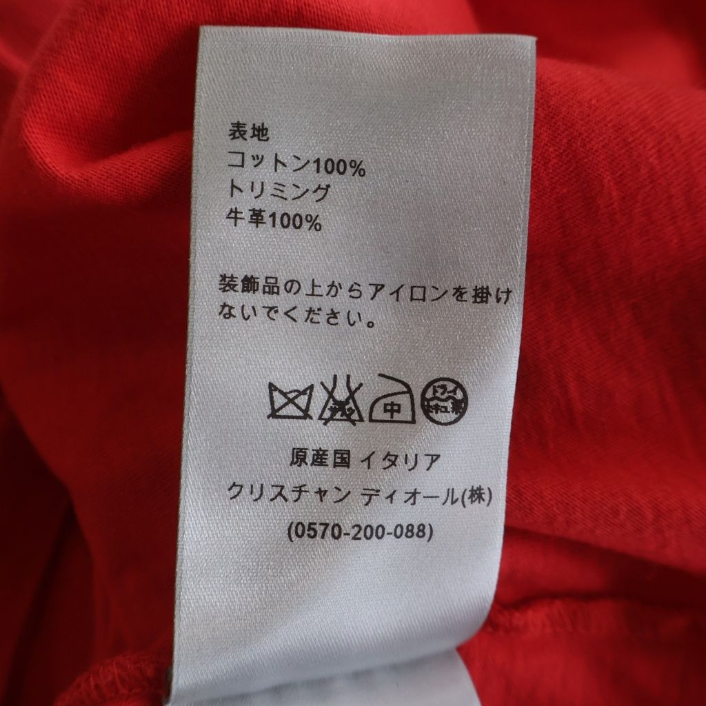 Dior Shirt Red Cotton #xs — view 8