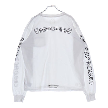 Chrome Hearts CH Scroll Logo Tee Arm Print Long Sleeve T-Shirt Black