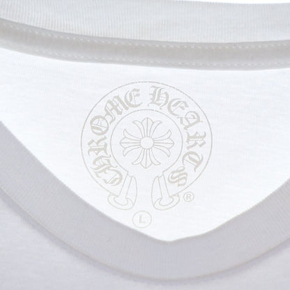 Chrome Hearts CH Scroll Logo Tee Arm Print Long Sleeve T-Shirt Black — view 7