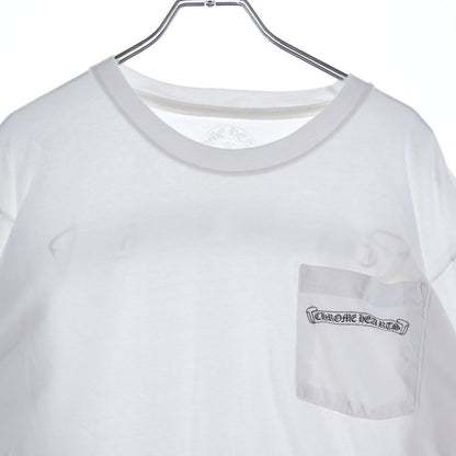 Chrome Hearts CH Scroll Logo Tee Arm Print Long Sleeve T-Shirt Black — view 3