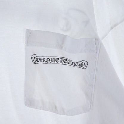 Chrome Hearts CH Scroll Logo Tee Arm Print Long Sleeve T-Shirt Black — view 5