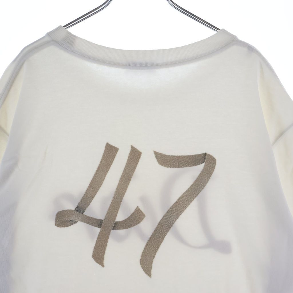 Dior Front Embroidery Logo Short Sleeve T-Shirt White Silver — view 4