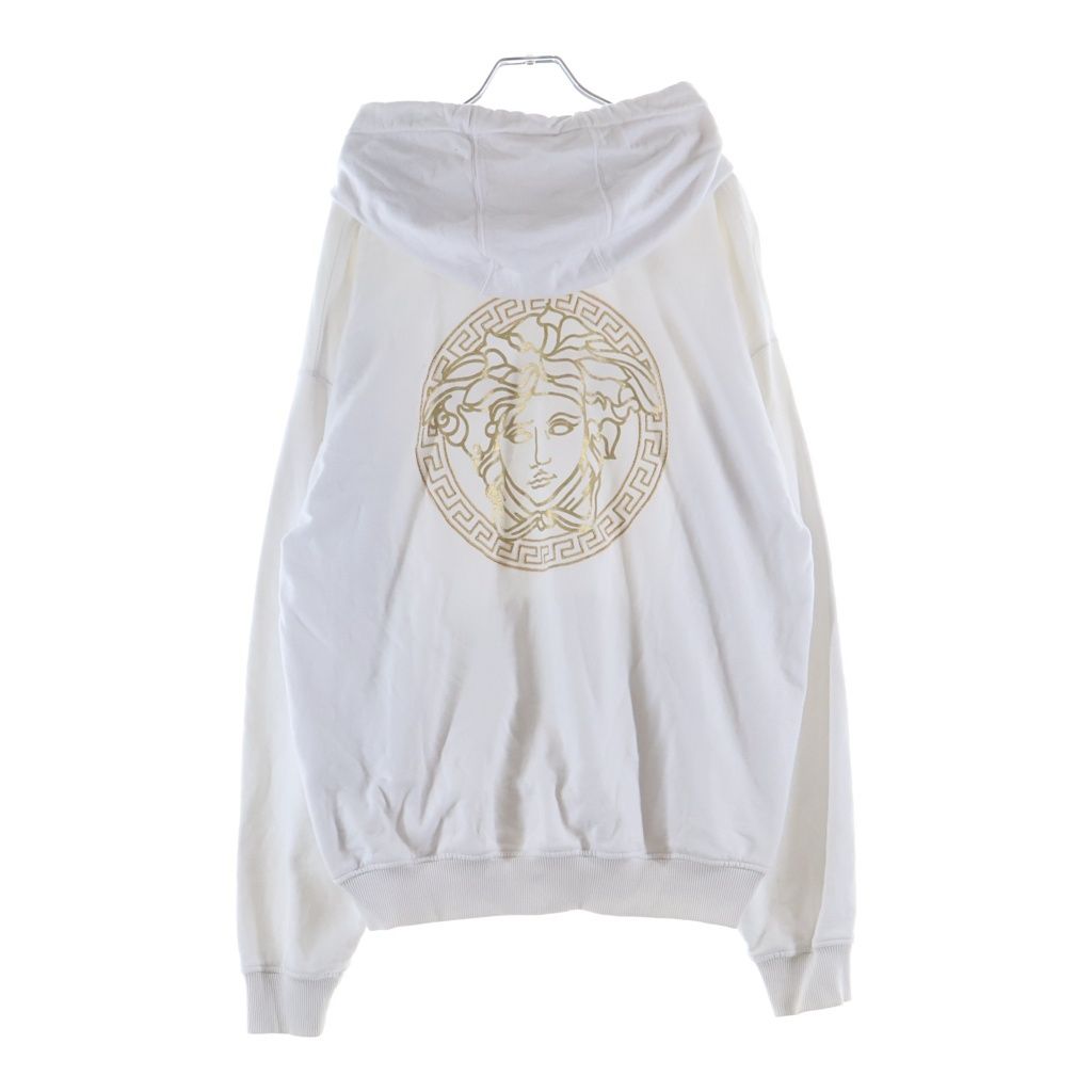 Fendi Fendace Fender Che Logo Embroidery Pullover Sweatshirt Hoodie White — view 2