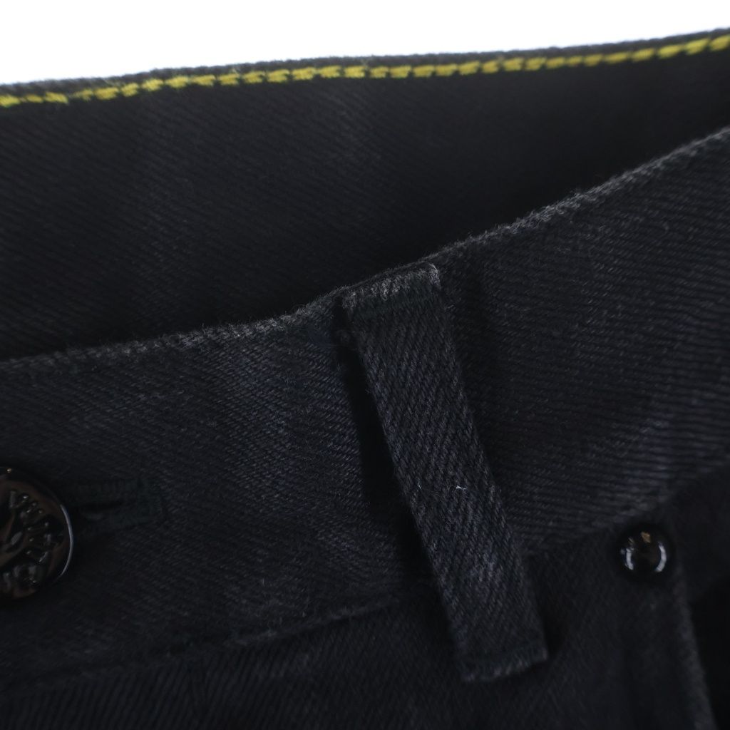 Louis Vuitton Slim Stretch Denim Pants Black — view 5
