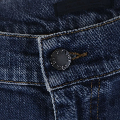Prada Straight Jeans Denim Pants Indigo — view 5
