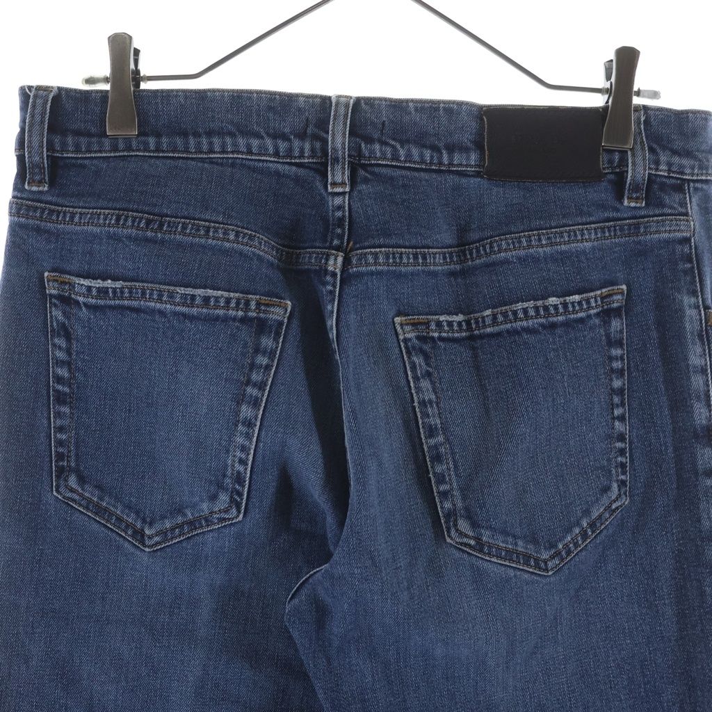 Prada Straight Jeans Denim Pants Indigo — view 4