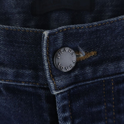 Prada Straight Jeans Denim Pants Indigo — view 4