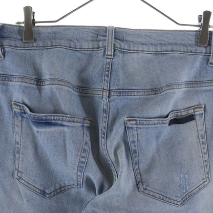 Prada Distressed Straight Jeans Denim Pants Blue — view 4