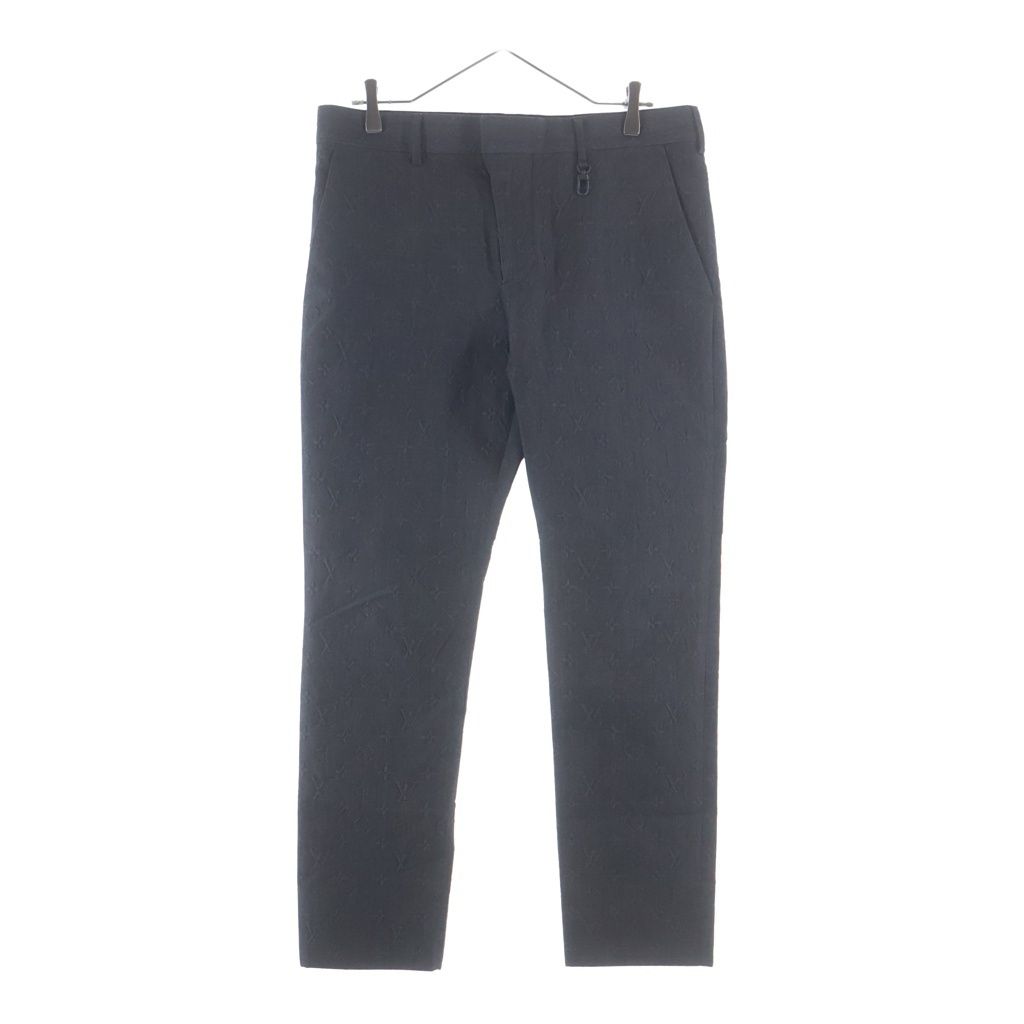 Louis Vuitton Monogram Suit Pants Dark Gray 38