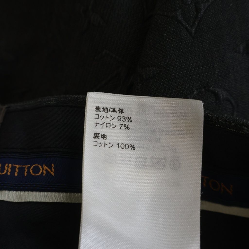Louis Vuitton Monogram Suit Pants Dark Gray 38 — view 7