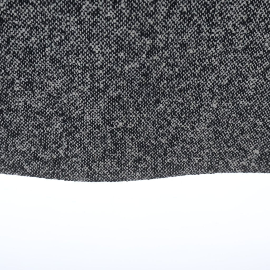 Saint Laurent Paris Wool Tweed Long Skirt Gray — view 5