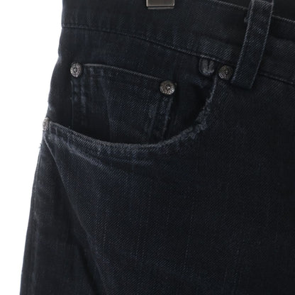 Chrome Hearts Vintage Fleurknee Dnm Pants Denim Black — view 3
