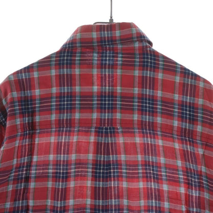 Chrome Hearts Looseends Leather BS Flea Patch Flannel Shirt BS Long Sleeve — view 4