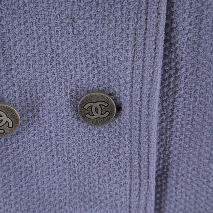 Chanel Coco Button Tweed Set Light Purple 38 — view 6