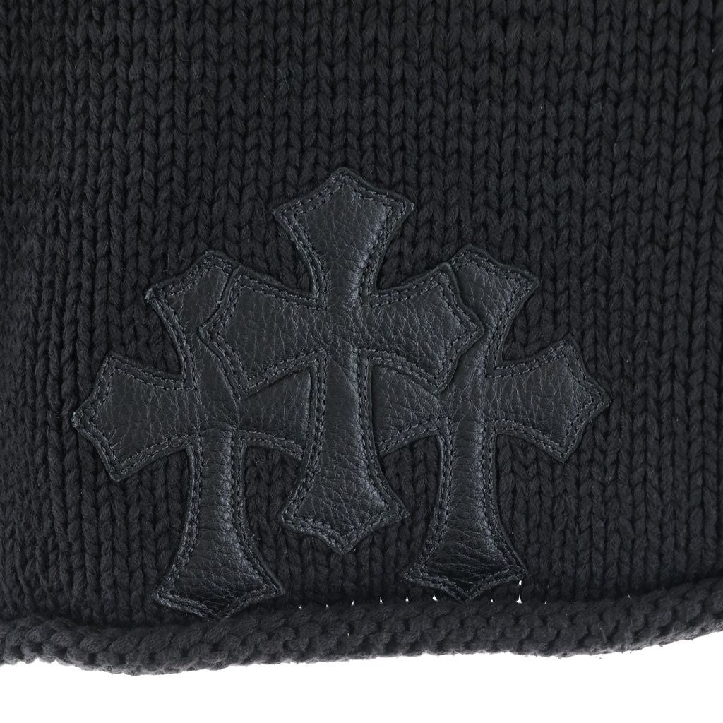 Chrome Hearts Dagger Zip Up Snake Gauge Knit Sweater Black Silver — view 5