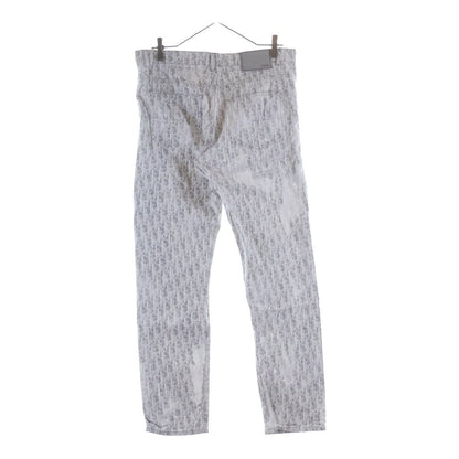 Dior All Over Pattern Denim Pants Gray — view 2