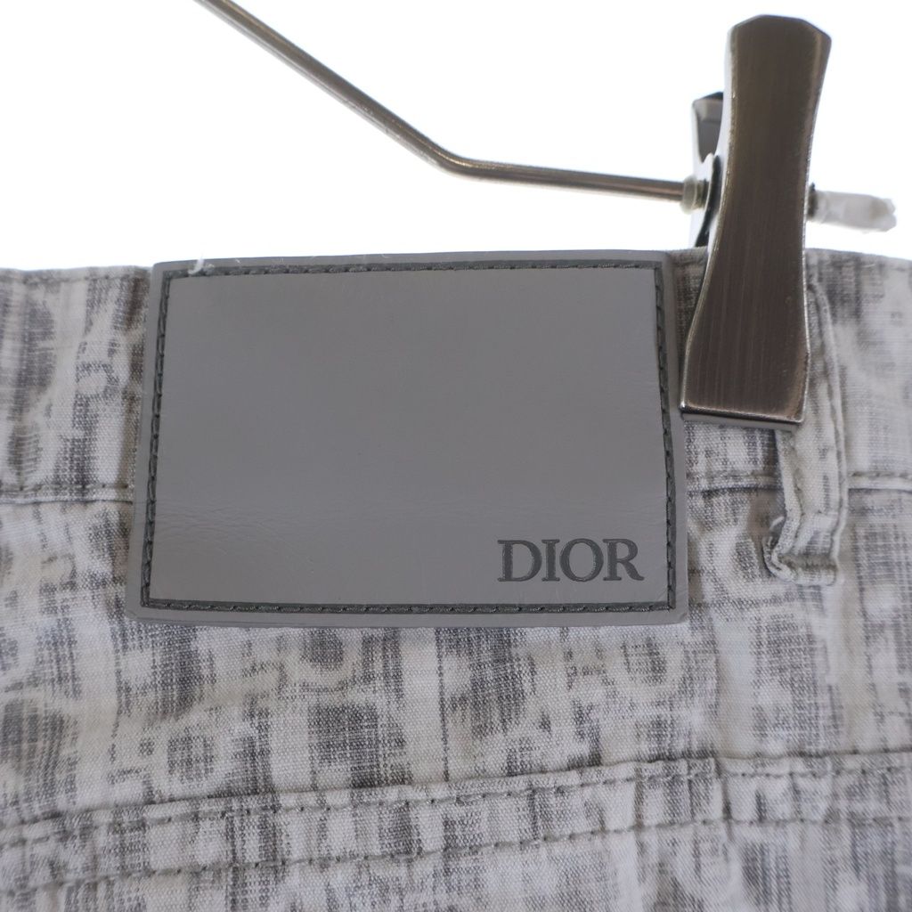 Dior All Over Pattern Denim Pants Gray — view 7