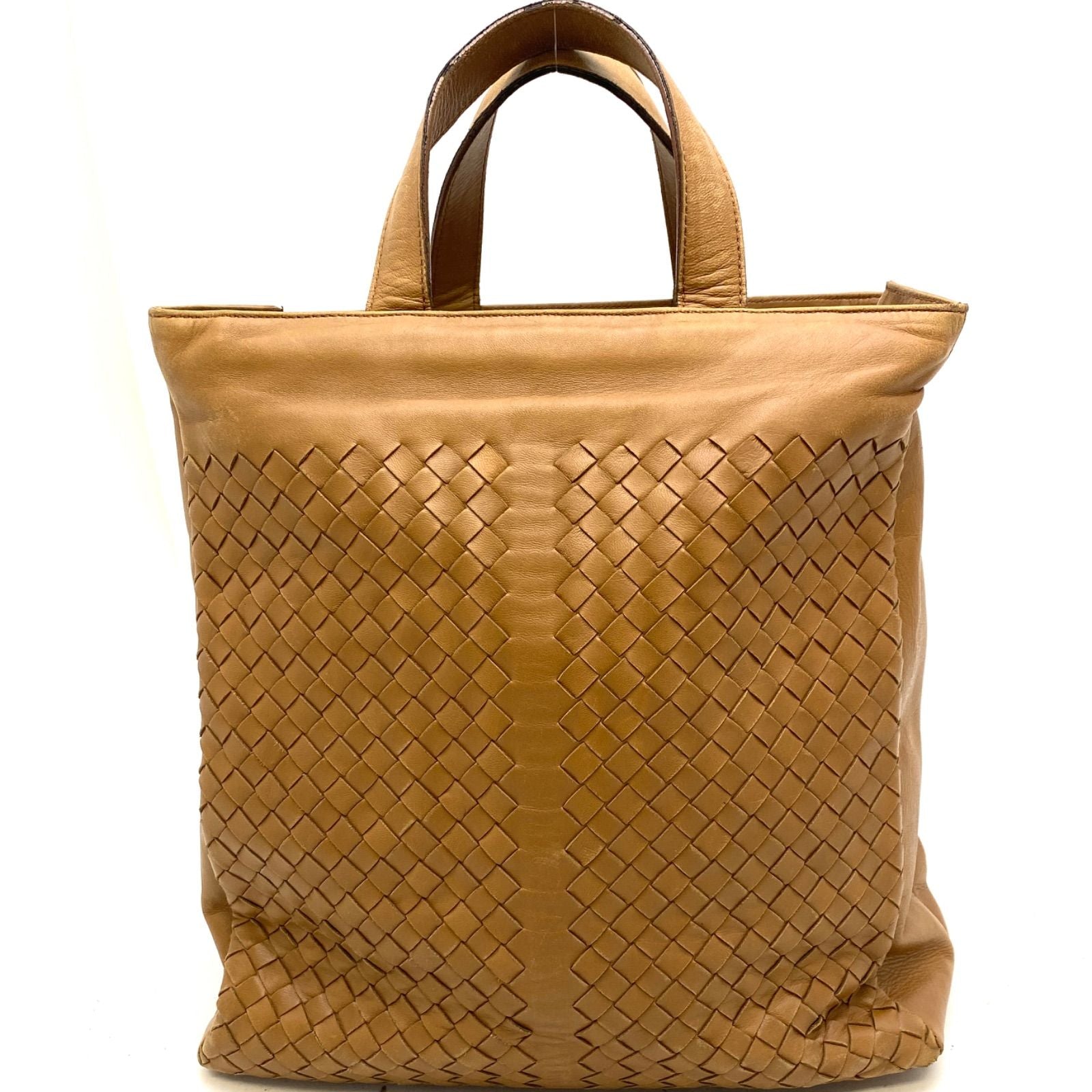 Bottega Veneta Hand Tote Intra Leather Brown Business Travel