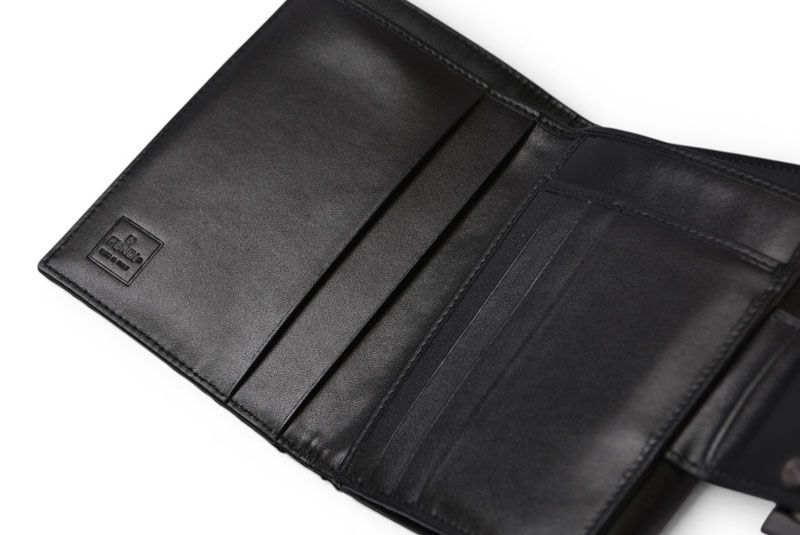Fendi Wallet Bifold Fold Zucca Pattern Black — view 7