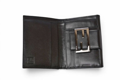 Fendi Wallet Bifold Fold Zucca Pattern Black — view 6