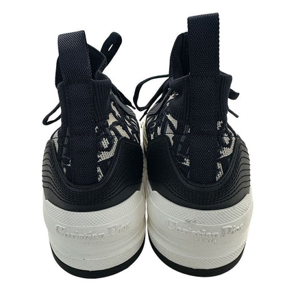 Dior Sneakers Cotton Walking Blue Navy White 36.5 High Cut Replacement — view 5