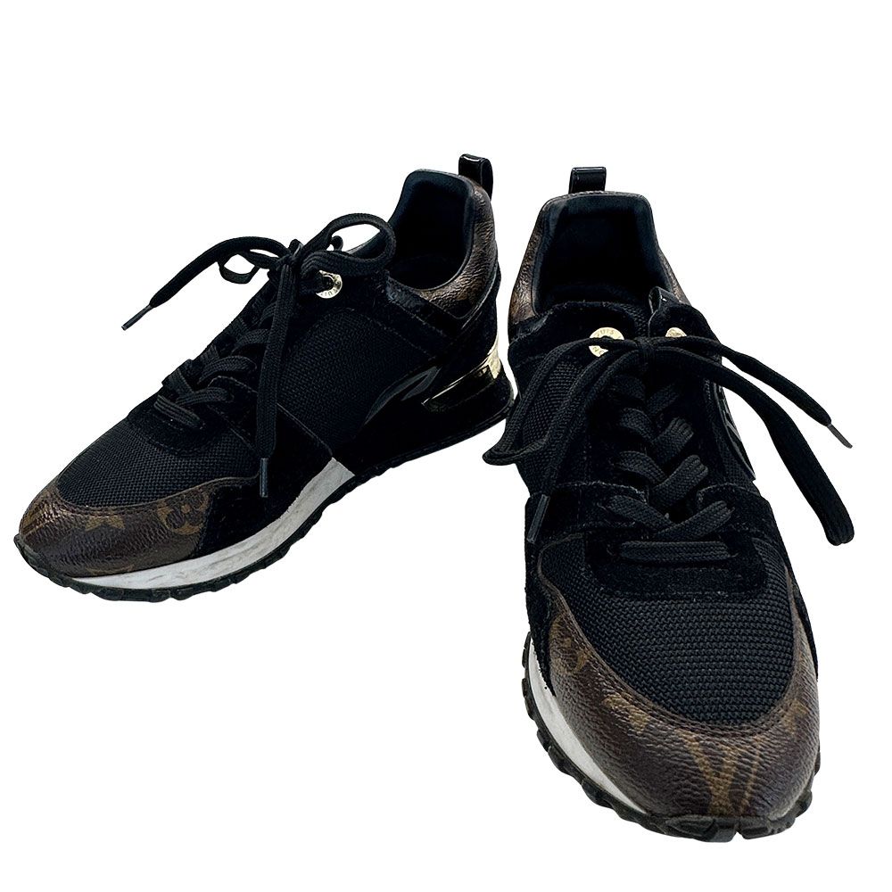 Louis Vuitton Sneakers Leather Runway Black Cool