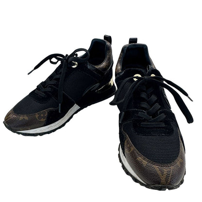 Louis Vuitton Sneakers Leather Runway Black Cool